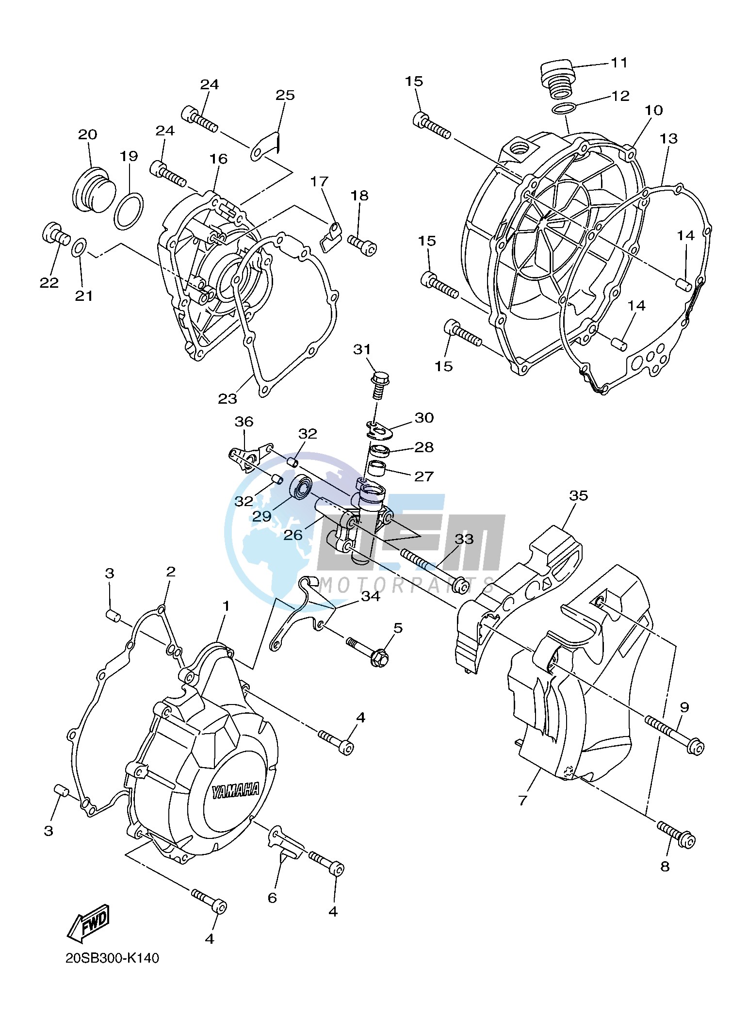 CRANKCASE COVER 1