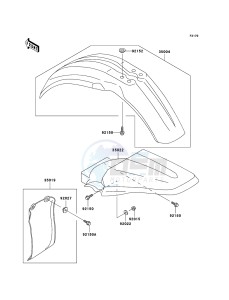 KX85 / KX85 II KX85-A5 EU drawing Fenders