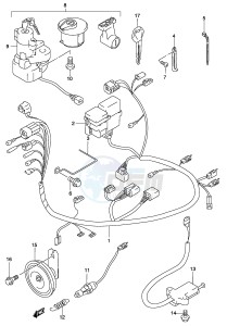 GZ125 (P4) drawing WIRING HARNESS