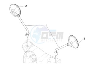 Granturismo 125 L Potenziato UK drawing Mirror