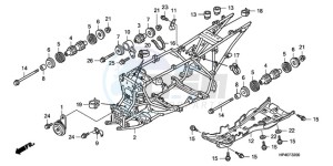 TRX420TM9 Australia - (U / 2WD) drawing FRAME BODY