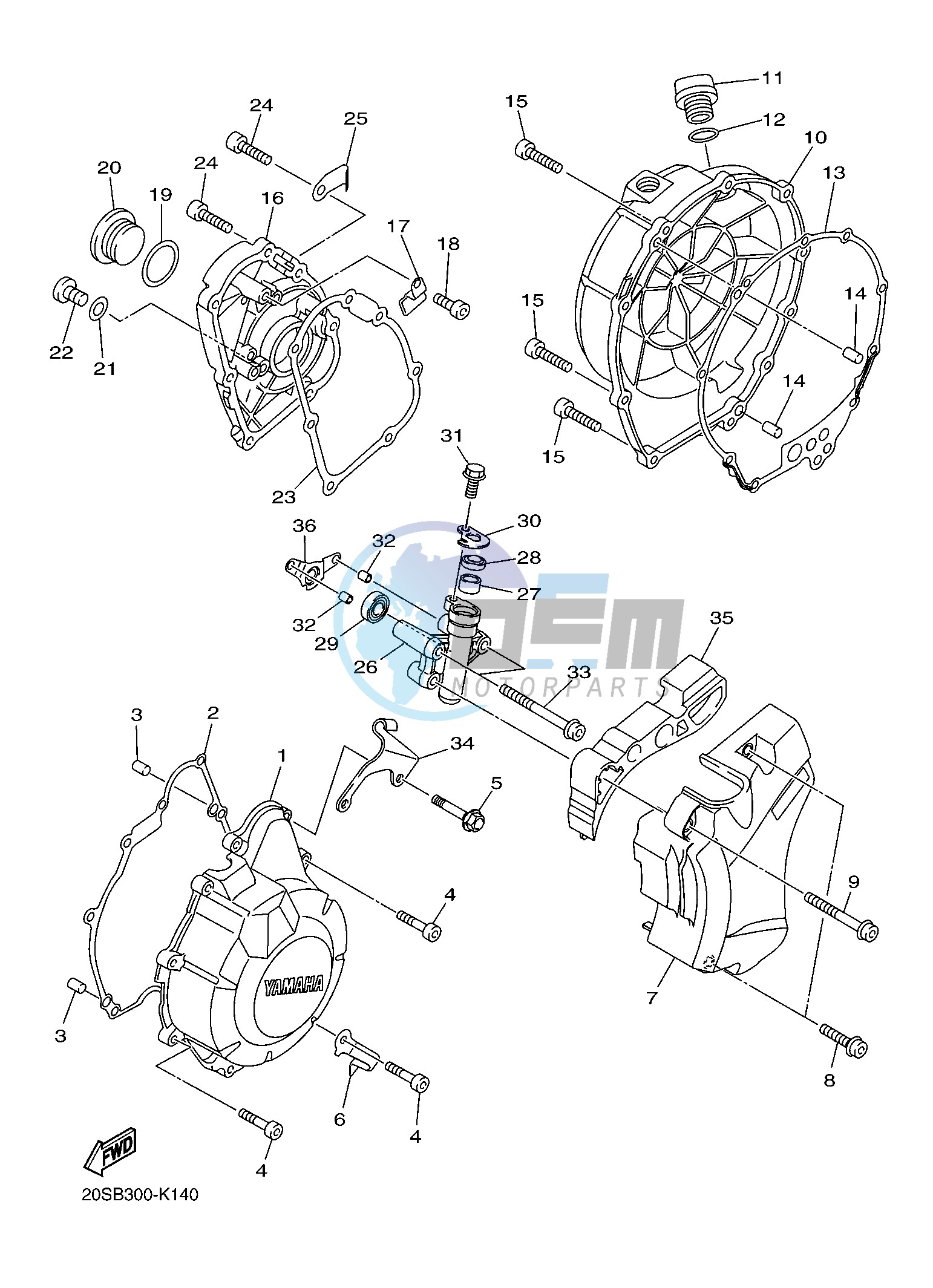 CRANKCASE COVER 1