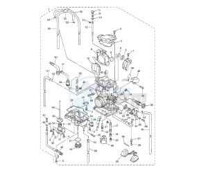 WR F 250 drawing CARBURETOR