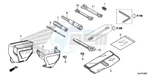 CRF1000G CRF1000 - Africa Twin Europe Direct - (ED) drawing TOOL