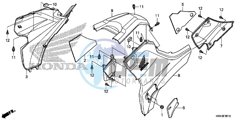 SIDE COVER/TANK COVER