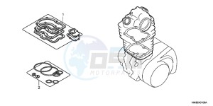 TRX250TMC drawing GASKET KIT A