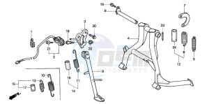 CBR600SE drawing STAND