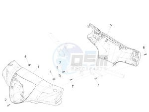 LIBERTY 150 150 IGET 4T 3V IE ABS (NAFTA) drawing Handlebars coverages