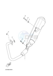 MT125 MT-125 (BR31 BR31 BR31 BR31 BR31) drawing EXHAUST