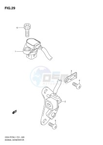 GSX-R750 (E21) drawing SIGNAL GENERATOR