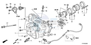 SH300AC drawing CYLINDER HEAD