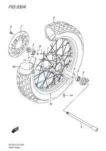 RV125 VAN VAN EU drawing FRONT WHEEL