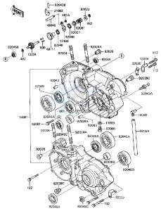 KX 250 D [KX250] (D1) [KX250] drawing CRANKCASE