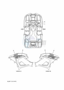 YFM450FWB KODIAK 450 (BJ5D) drawing GRAPHICS