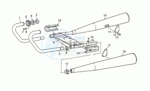 S 1000 drawing Exhaust unit 1991-d