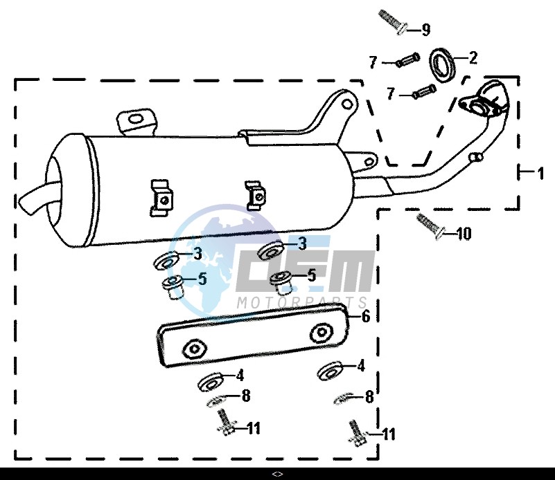 EXHAUST MUFFLER