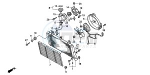 ST1100 drawing RADIATOR