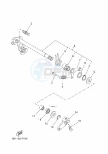 XSR700 MTM690D-U (BJY1) drawing SHIFT SHAFT