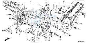 VFR1200XDF CrossTourer - VFR1200X Dual Clutch 2ED - (2ED) drawing FRAME BODY