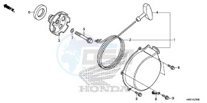 TRX420TE1H Europe Direct - (ED) drawing RECOIL STARTER