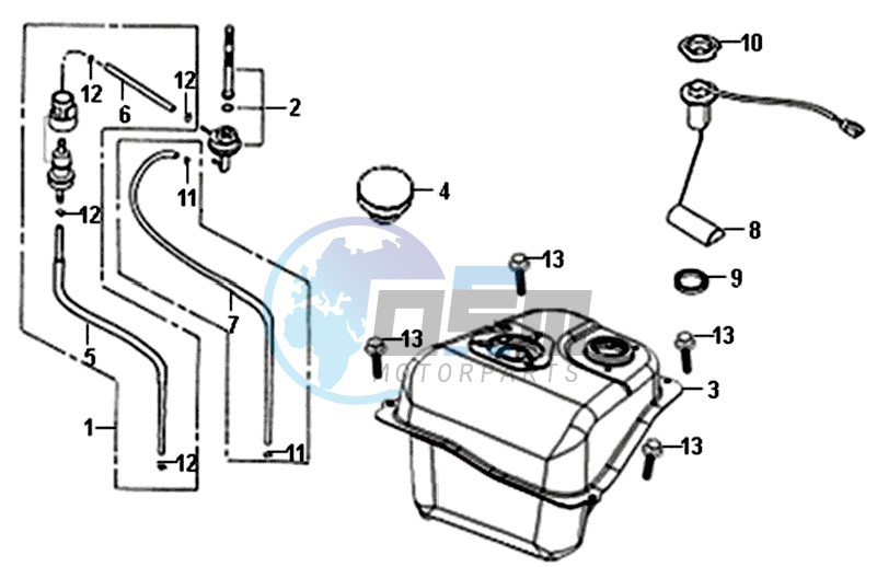 FUEL TANK -  FUEL GAUGE