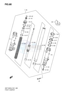 GSF-1250S ABS BANDIT EU drawing FRONT DAMPER