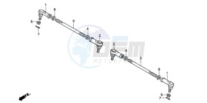 TRX250TM FOURTRAX RECON drawing TIE ROD