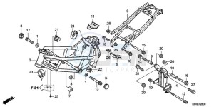 VTR2509 Europe Direct - (ED / LL) drawing FRAME BODY