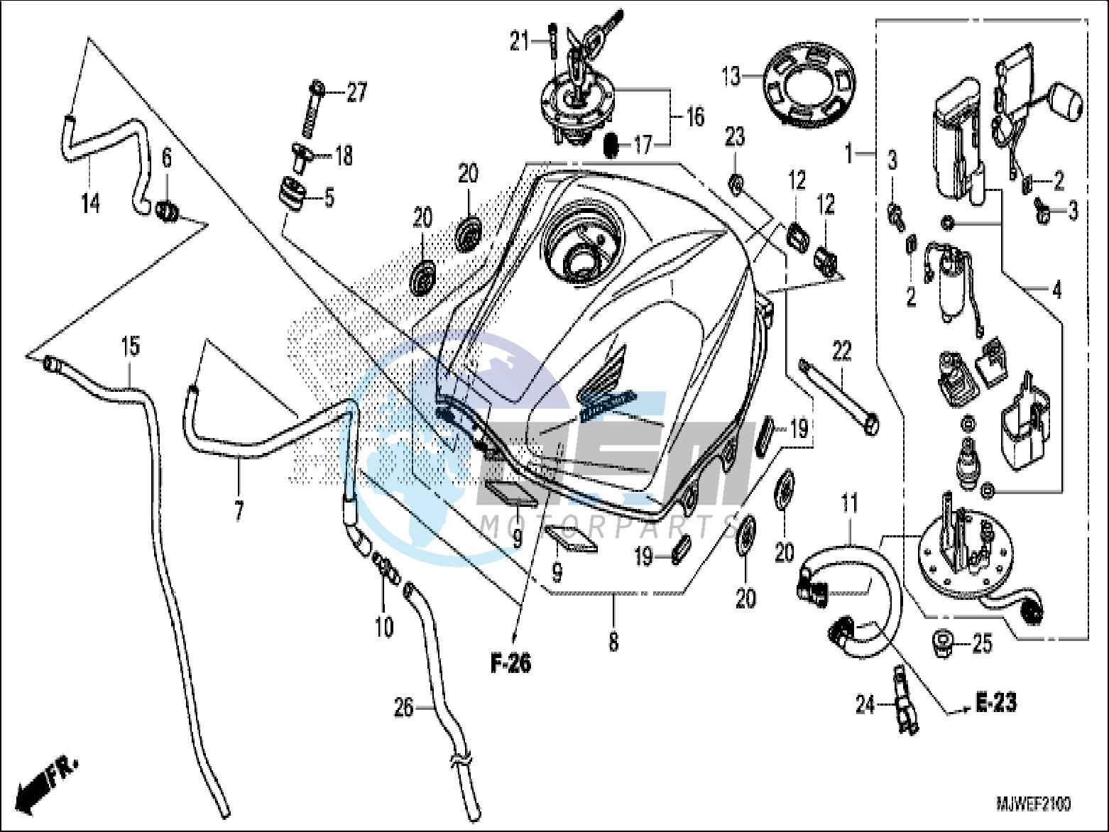 FUEL TANK/FUEL PUMP