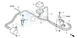 VTR1000SP VTR1000SP-1 drawing SOLENOID VALVE (VTR1000SP 2/3/4/5/6)