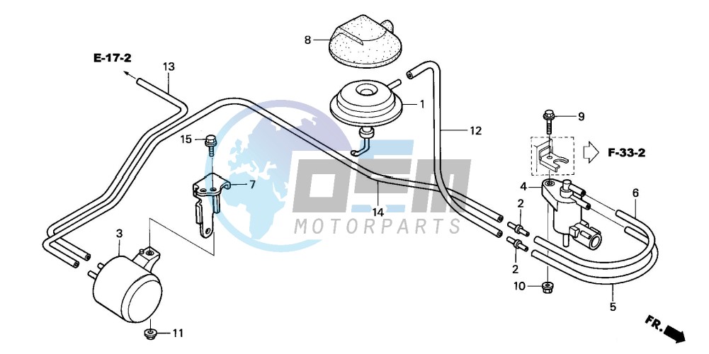 SOLENOID VALVE (VTR1000SP 2/3/4/5/6)