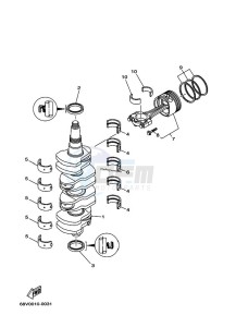 F115AETL drawing CRANKSHAFT--PISTON