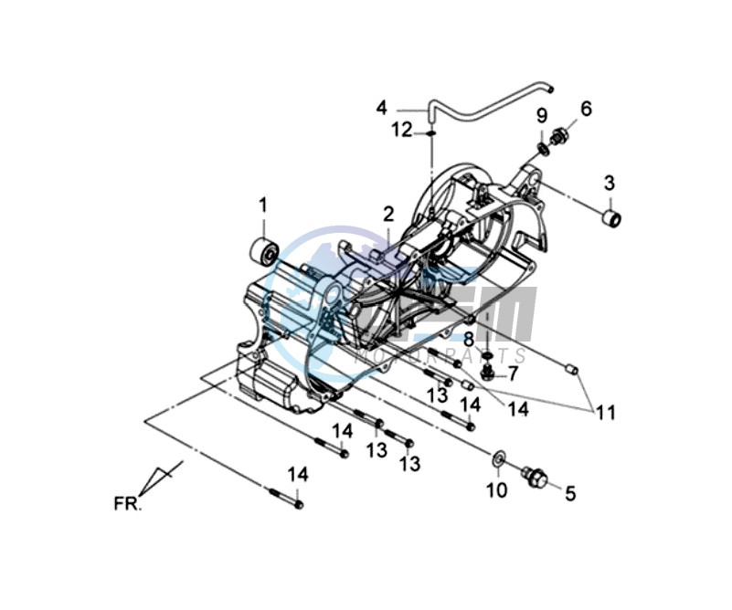 CRANKCASE LEFT