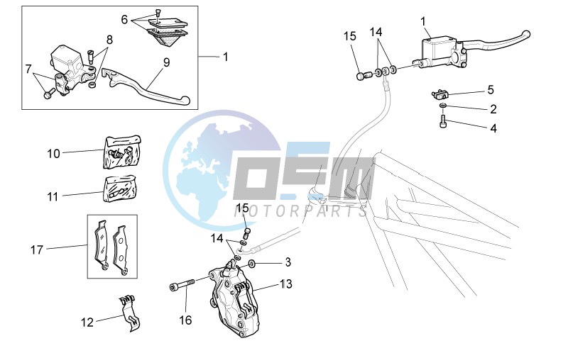 Front brake system