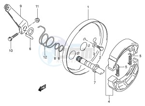 LT-F160 (P28) drawing FRONT WHEEL BRAKE