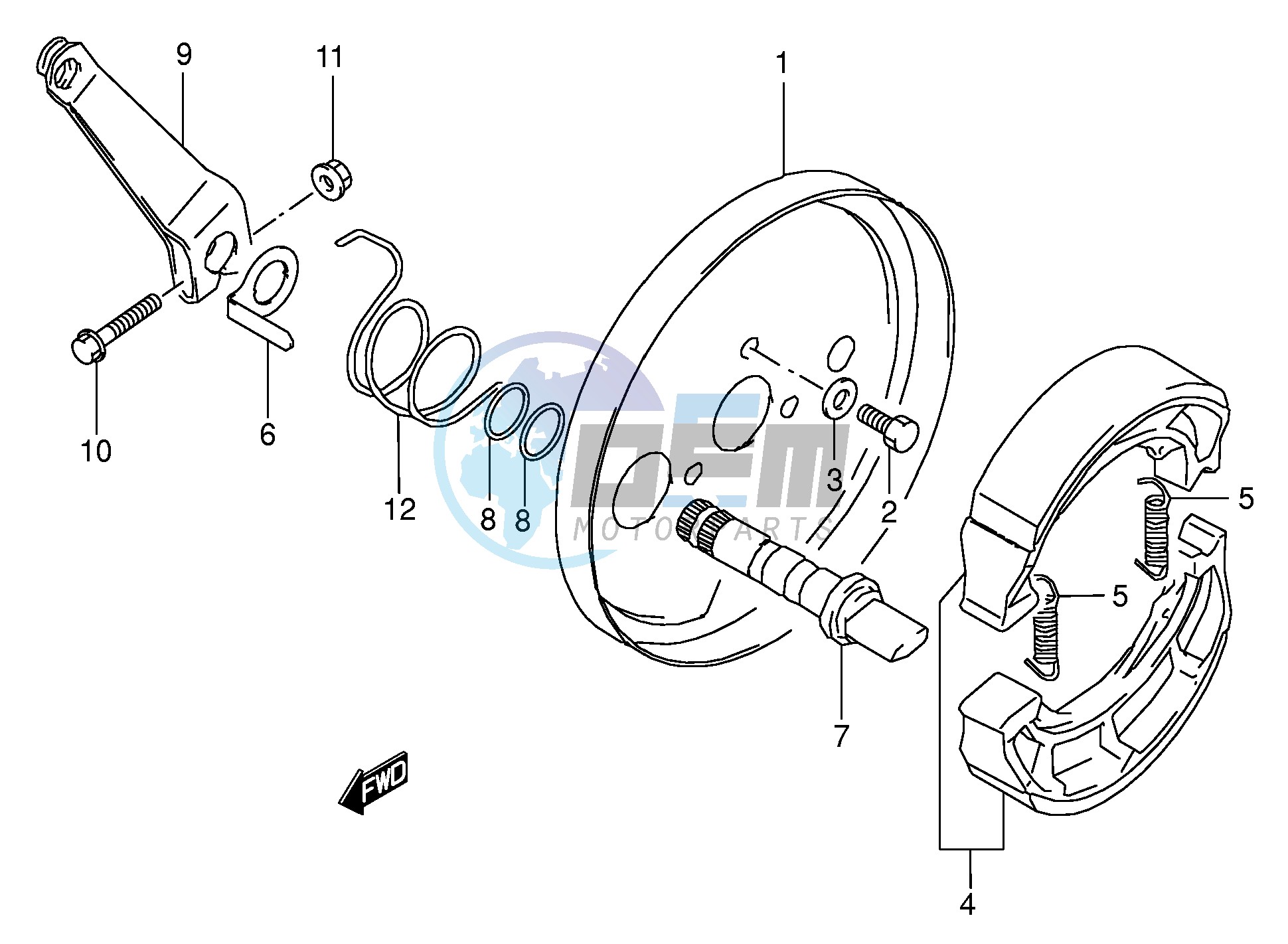 FRONT WHEEL BRAKE