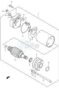 GZ250 (K2) drawing STARTING MOTOR