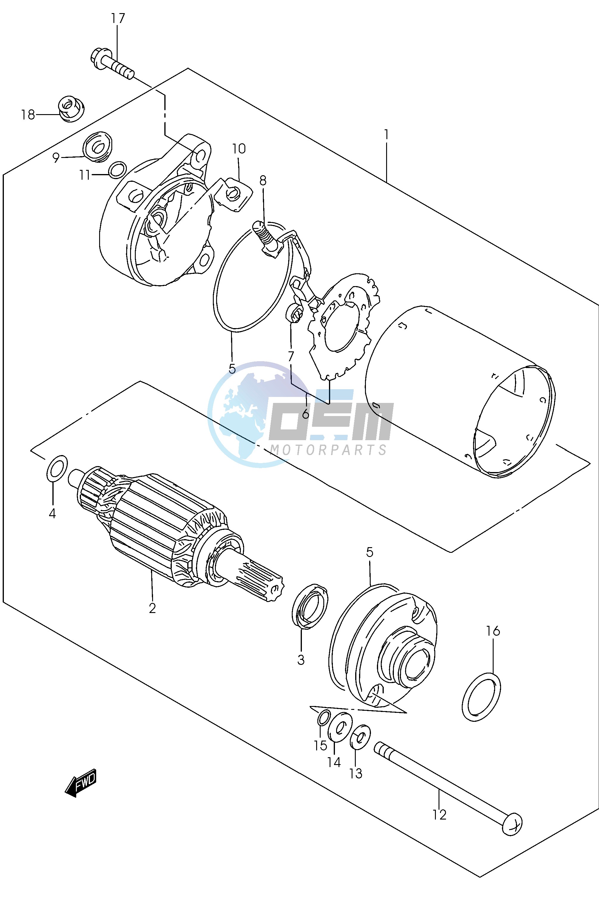 STARTING MOTOR