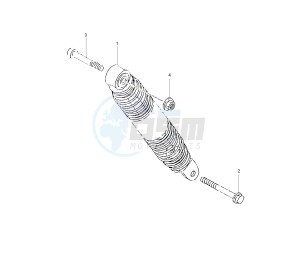 CS JOG R 50 drawing REAR SHOCK ABSORBER