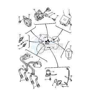 YZF R 750 drawing ELECTRICAL DEVICES