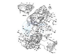 YZ F 450 drawing CRANKCASE