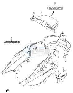 AN650 (E2) Burgman drawing SIDE COVER (AN650AK5)