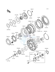 VN 1500 E [VULCAN 1500 CLASSIC] (E1) [VULCAN 1500 CLASSIC] drawing CLUTCH