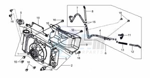 HD 125 DRUM BRAKE drawing RADIATOR