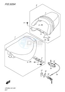 VZR1800BZ BOULEVARD EU drawing SEAT