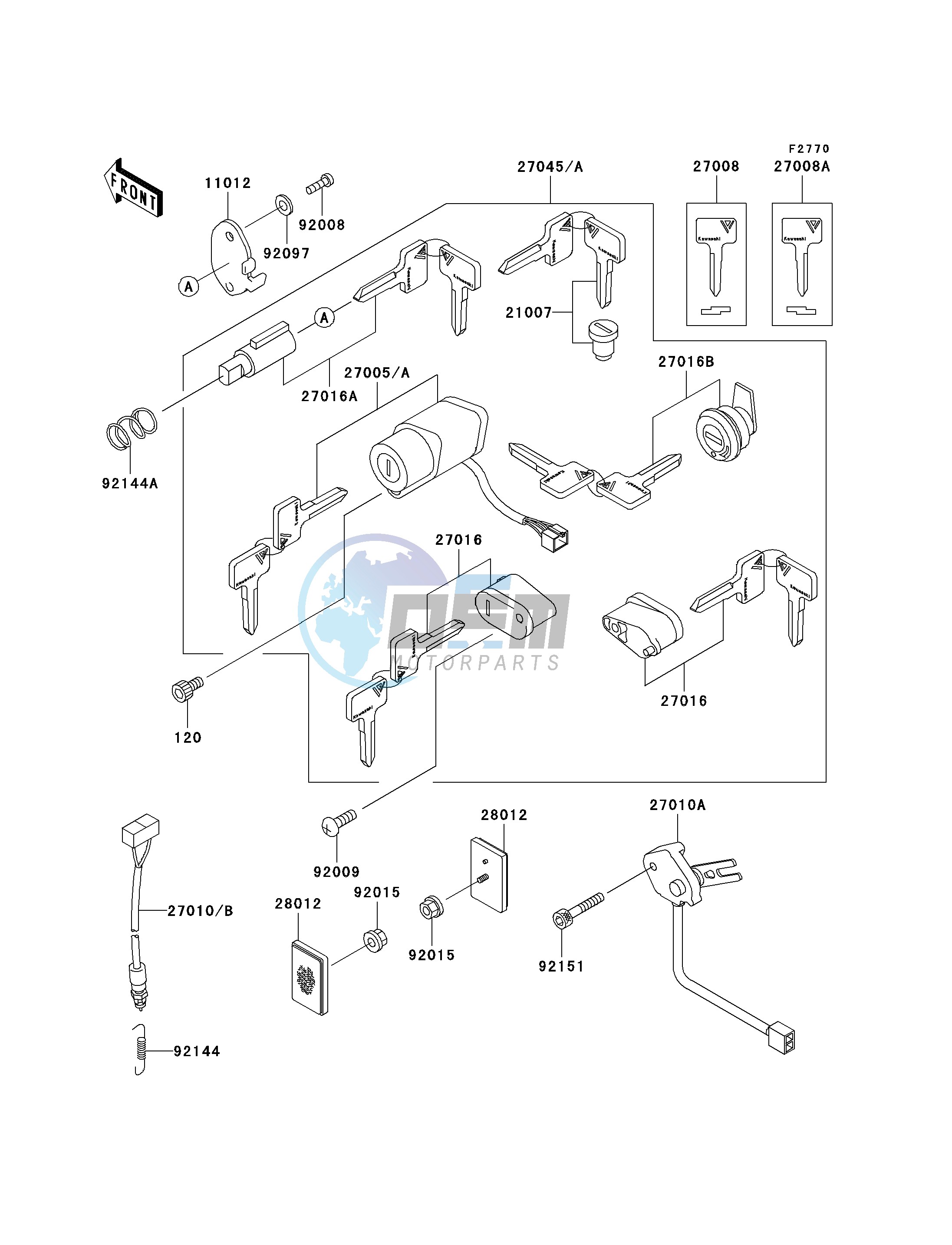 IGNITION SWITCH_LOCKS_REFLECTORS