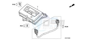 TRX420FMA Europe Direct - (ED / 4WD) drawing METER