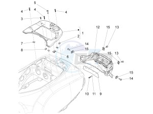 LXV 150 4T 3V E3 (APAC) (CN, RI, VT) drawing Rear cover - Splash guard