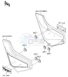 ZN 1300 A [VOYAGER] (A1-A4) [VOYAGER] drawing SIDE COVERS