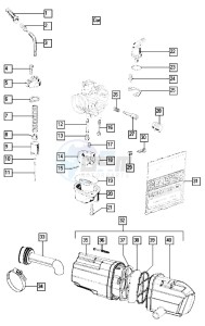 STREETMATE_25-45kmh_K8-L0 50 K8-L0 drawing Carburetor